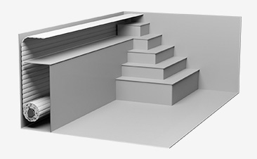 Treppe eckig