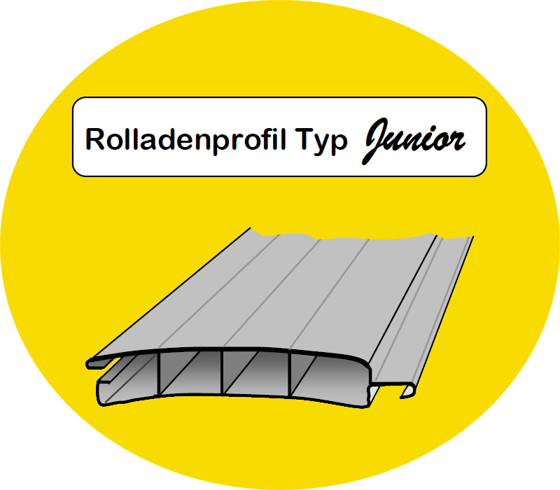 Rolladenprofil Junior per m²