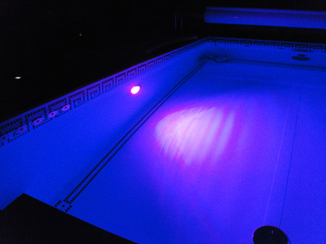 Unterwasserscheinwerfer LED blau