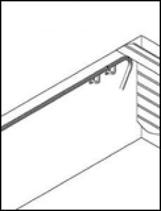 Umlenkbogen 120° mit Steckverbindung (für Rolladenabdeckungen)