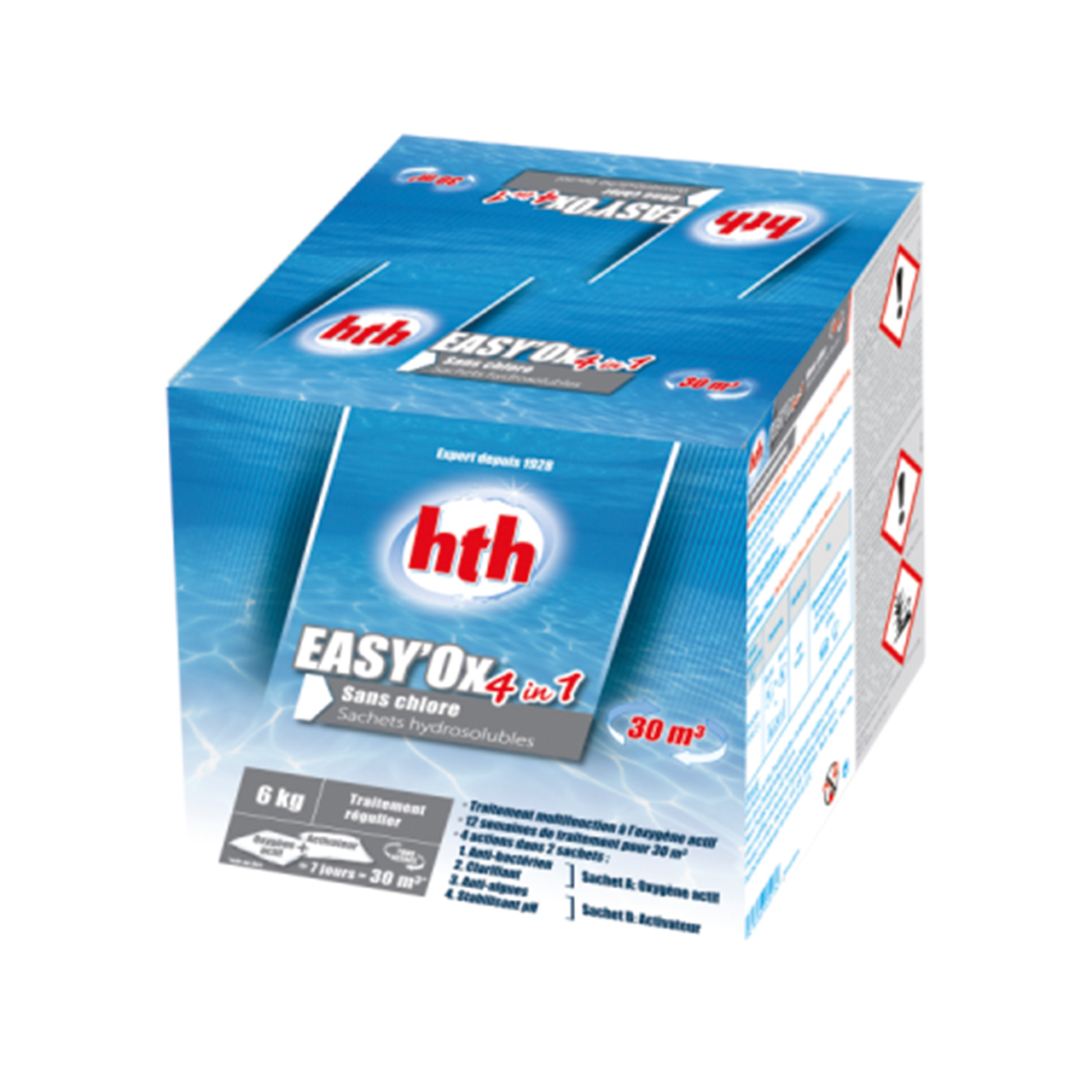 HTH Easy Ox 4 in 1 Aktivsauerstoff Desinfektion 3,6kg