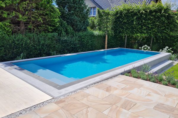 PP Becken Überlaufpool Elite Pro 3,3x8 m