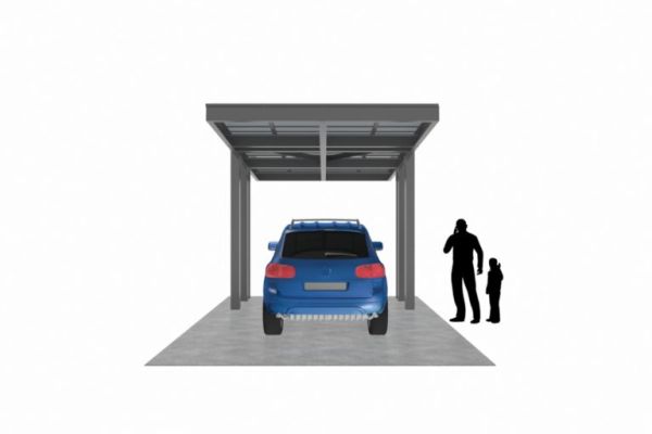 Aluna® Carport II für Photovoltaik